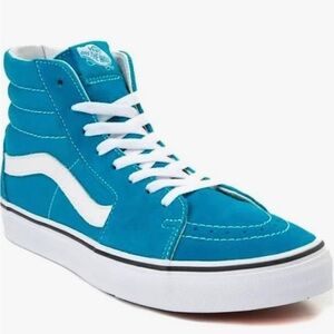 Vans scuba blue/true white high tops
